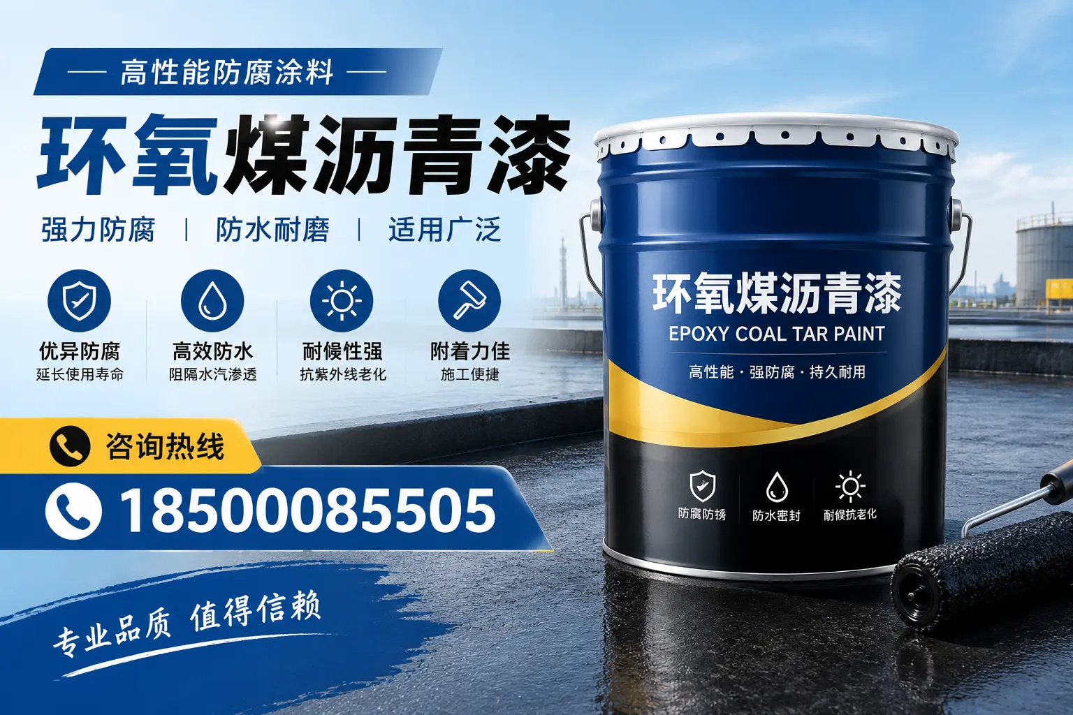 环氧煤沥青漆的主要成分与功能，鹤岗用户深度了解